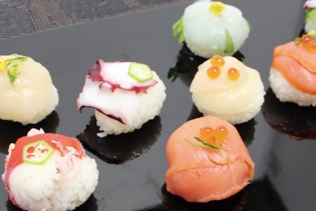 Druhy sushi: Temari sushi