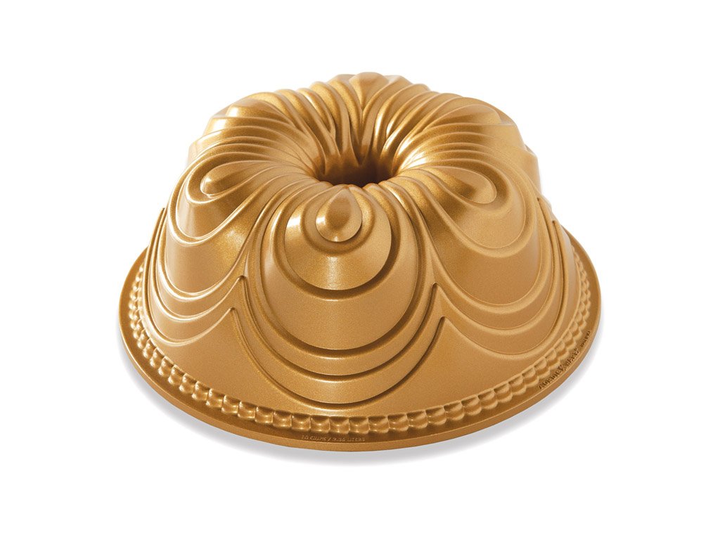 Forma na bábovku Chiffon Bundt® zlatá Nordic Ware
