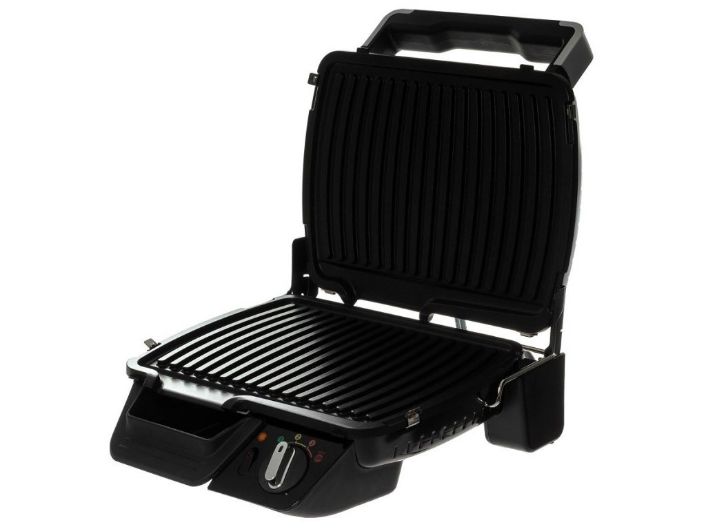 Tefal Grille Viande /panini / Barbecue/ UltraCompact -GC305012- 2000 W –  silver/ noir – El Hamiz Online