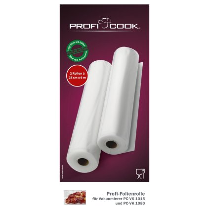 Fólie do vakuovačky Profi Cook 28 cm x 6 m 2 role