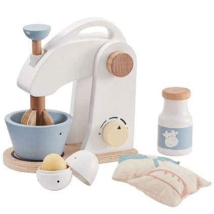 Dřevěný mixér BISTRO Kids Concept 18 cm bílý