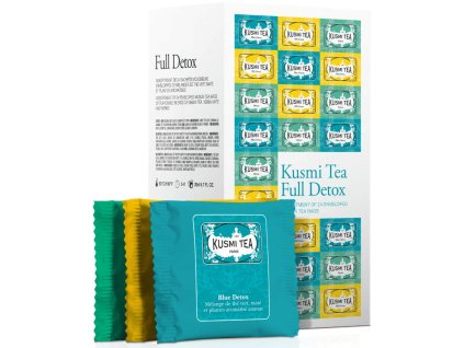 Sada čajů FULL DETOX Kusmi Tea 24 mušelínových sáčků