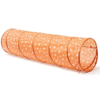Dětský hrací tunel STAR Kids Concept 180 cm oranžový