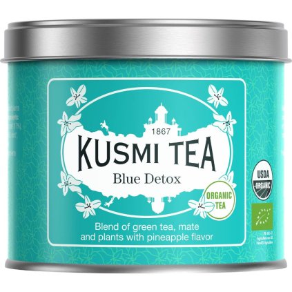 Detoxikační čaj BLUE DETOX Kusmi Tea plechovka 100 g