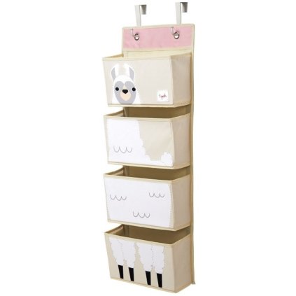 Závěsný nástěnný organizér LAMA 3 Sprouts 94 cm béžový