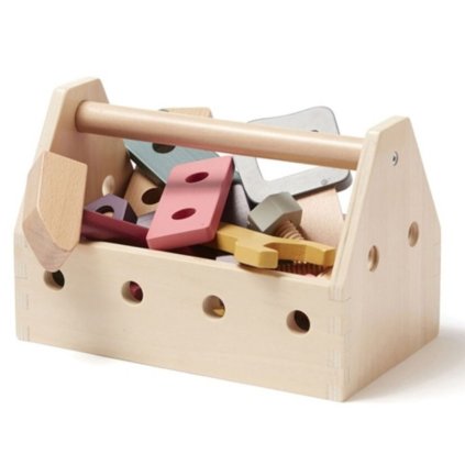Dřevěný box s nářadím KID'S HUB Kids Concept 20 ks