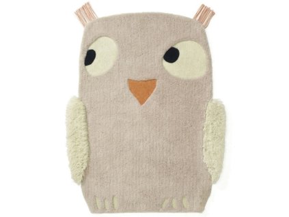 Dětský koberec EDVIN OWL Kids Concept 90 x 120 cm růžový