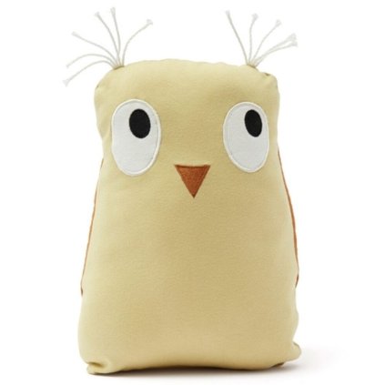 Plyšová sovička EDVIN Kids Concept 27 cm zelená