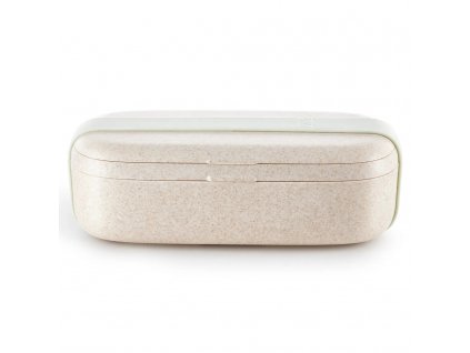 Svačinový box SINGLE LUNCHBOX TO GO ORGANIC Lékué krémový