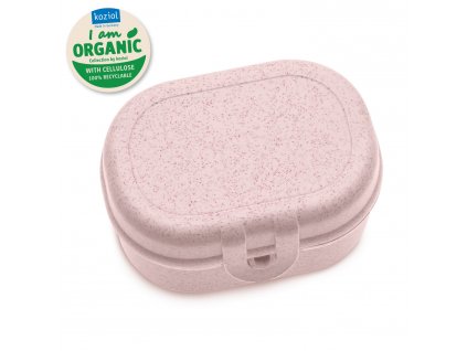 Box na svačinu PASCAL MINI Koziol organický růžový