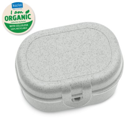 Box na svačinu PASCAL MINI Koziol organický tmavě šedý