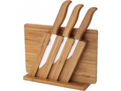 Sada krájecích nožů LT2056 Lamart KERAM/BAMBOO