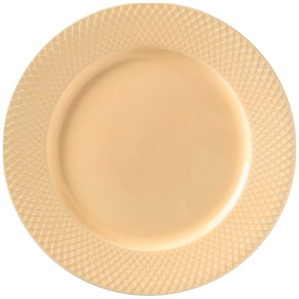 Jídelní talíř RHOMBE Lyngby 27 cm pískový