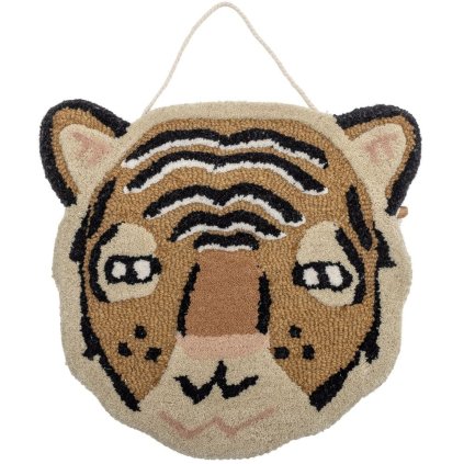 Dětský nástěnný koberec PACEY Bloomingville 40 cm hnědý