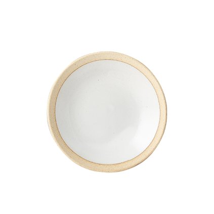 Tapas talíř LOPSIDED MIJ 15 cm bílý