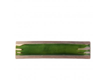 Talíř na sushi a sashimi EARTH BRIGHT GREEN MIJ 52 x 12 cm