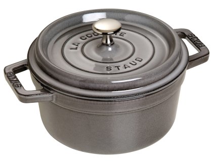 Litinový hrnec s poklicí Cocottes Staub grafitově šedá 28 cm 6,7 l