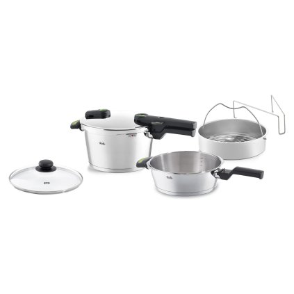 Sada tlakových hrnců VITAQUICK GREEN Fissler 4,5 l a 2,5 l 2 ks