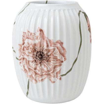 Váza HAMMERSHOI POPPY Kähler 21 cm bílé