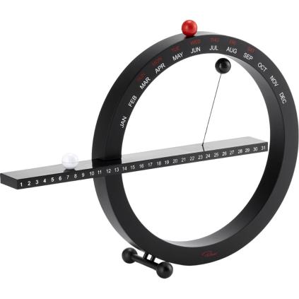 Magnetický kalendář 365 Philippi 33 cm černý