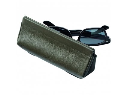 Kůže brýle nebo pero pouzdro JEAN Philippi 18 cm taupe