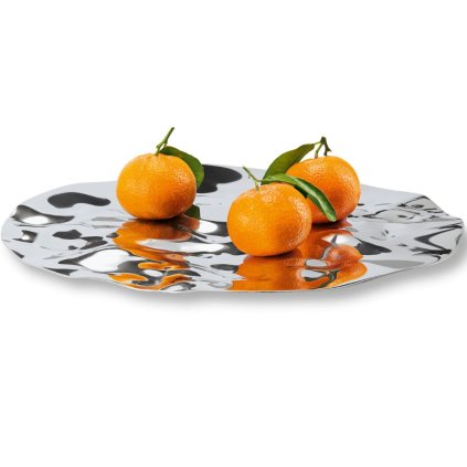 Nerez ocel ovoce bowl WATER Philippi 36 cm stříbrné