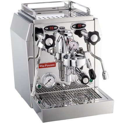 Poloprofesionální kávovar BOTTICELLI EVOLUZIONE DUAL BOILER La Pavoni stříbrný