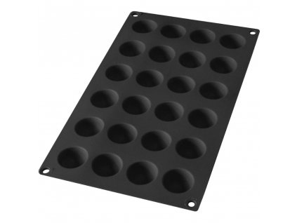 Silikonová forma pro mini koule Lékué 30 cm černá