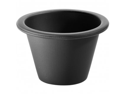 Silikon muffin formy v sadě Lékué 150 ml, 6 ks Černá