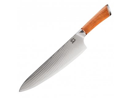 Kuchařský nůž SOK OLIVE SUNSHINE DAMASCUS Dellinger 23 cm