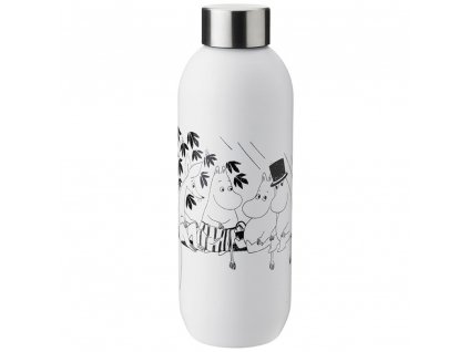 Cestovní láhev TO GO CLICK MOOMIN Stelton 0,75 l matná bílá