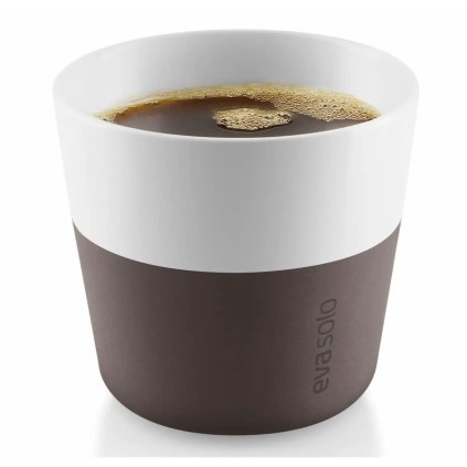 Sada hrnků na kávu lungo Eva Solo 2 ks, 230 ml čokoládové