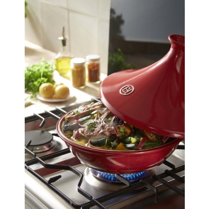Tajine Emile Henry granátová 32 cm 3,5 l
