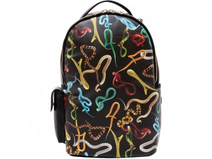 Batoh TOILETPAPER SNAKES Seletti 43 cm černý