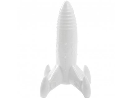 Porcelánová dekorace MEMORABILIA MY SPACESHIP Seletti 27 cm bílá