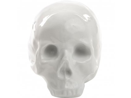 Porcelánová dekorace MEMORABILIA MY SKULL Seletti 25 cm bílá