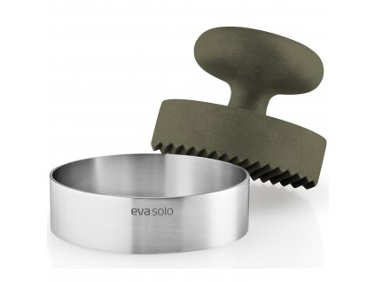 Forma na burgery GREEN TOOL 9 cm, zelená, nerezová ocel/plast, Eva Solo