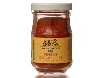 Chilli Piment d'Espelette 50 g, vločky, Mill & Mortar