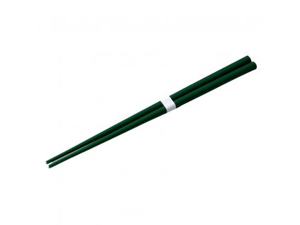 Jídelní hůlky GREEN & WHITE 22 cm, zelená, keramika, MIJ