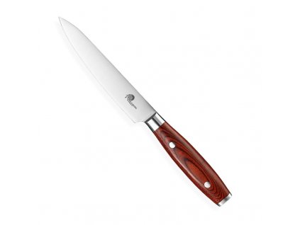 Japonský nůž GERMAN PAKKA WOOD 12 cm, hnědá, Dellinger