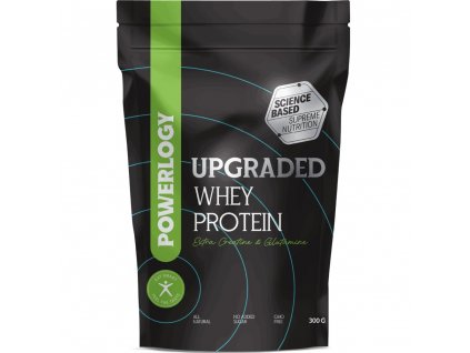 Protein WHEY UPGRADED 300 g, vanilka, prášek, Powerlogy