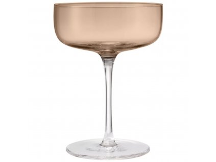 Sklenice na šampaňské FUUMI 280 ml, sada 4 ks, kávová, sklo, Blomus