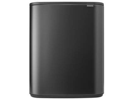 Dotykový odpadkový koš BO TOUCH BIN 2x 30 l, sebevědomě šedá, ocel, Brabantia
