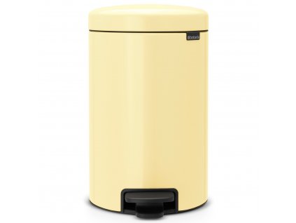 Pedálový odpadkový koš NEWICON 12 l, jemně žlutá, ocel, Brabantia