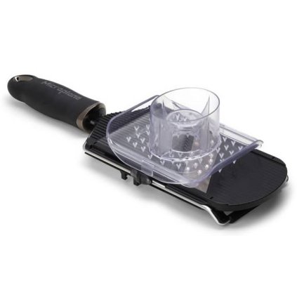 Ruční struhadlo plátkovací nastavitelné Gourmet Microplane černé 30 x 10 cm
