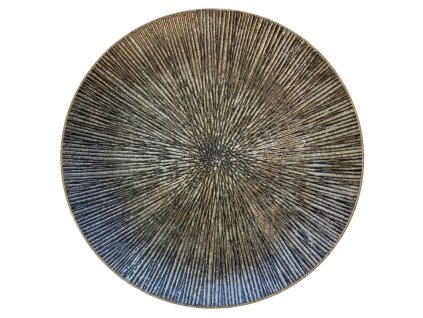 Jídelní talíř KIZAMI 28,5 cm, šedá, keramika, MIJ