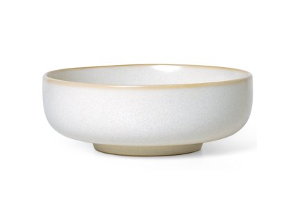 Jídelní mísa SEKKI 18 cm, krémová, kamenina, ferm LIVING