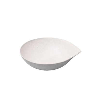 226425 jidelni misa snow leaf 24 cm 900 ml bila keramika mij