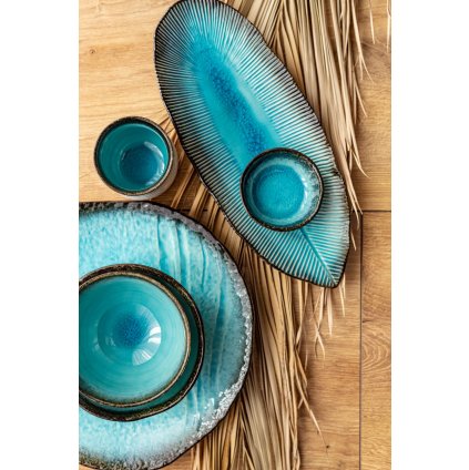 Malá miska na nožičkách Sky Blue 9 cm 50 ml