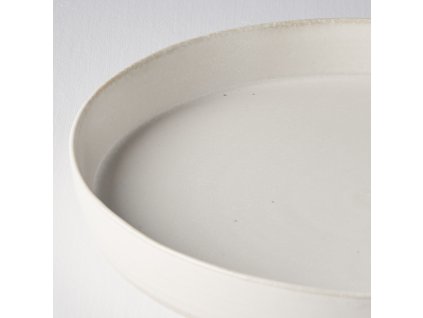 Velký mělký talíř s vysokým okrajem Craft White 25 cm